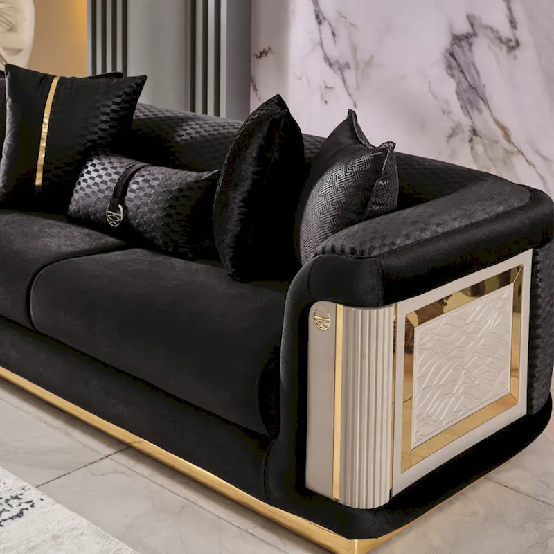 Luresta 2-delige woonkamermeubelset, 1 sofa, 1 loveseat