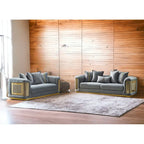 Luresta 2-delige woonkamermeubelset, 1 sofa, 1 loveseat
