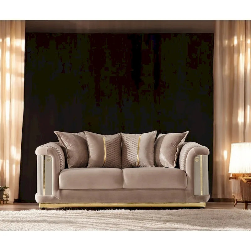 Luresta 2-delige woonkamermeubelset, 1 sofa, 1 loveseat