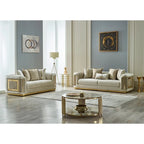 Luresta 2-delige woonkamermeubelset, 1 sofa, 1 loveseat
