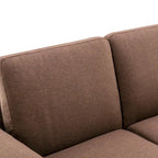 Roomfitters 57.9 uitschuifbare slaapbank-loveseat met matras van traagschuim in tweepersoonsformaat en twee USB-oplaadpoorten