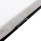 Roomfitters 57.9 uitschuifbare slaapbank-loveseat met matras van traagschuim in tweepersoonsformaat en twee USB-oplaadpoorten