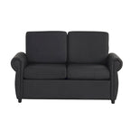 Roomfitters 57.9 uitschuifbare slaapbank-loveseat met matras van traagschuim in tweepersoonsformaat en twee USB-oplaadpoorten