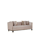 Ensemble de salon Kayo 4 pièces : 1 canapé, 1 causeuse et 2 fauteuils