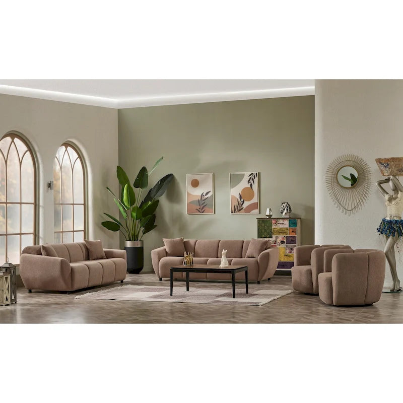 Conjunto de sala Relaxio de 4 piezas: 2 sofás y 2 sillones