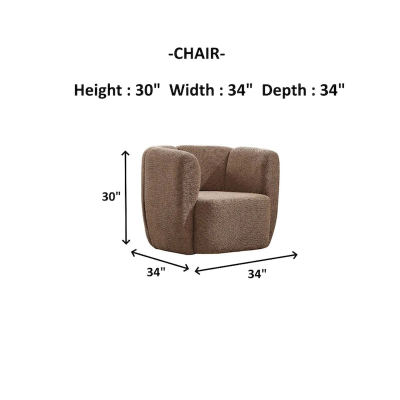 Conjunto de sala Relaxio de 4 piezas: 2 sofás y 2 sillones