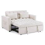 Modern, steppelt, átalakítható kétszemélyes kanapéágy – 68L x 55W x 20H