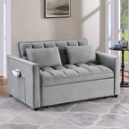 Modern, steppelt, átalakítható kétszemélyes kanapéágy – 68L x 55W x 20H