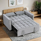 Modern, steppelt, átalakítható kétszemélyes kanapéágy – 68L x 55W x 20H