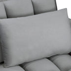 Modern, steppelt, átalakítható kétszemélyes kanapéágy – 68L x 55W x 20H