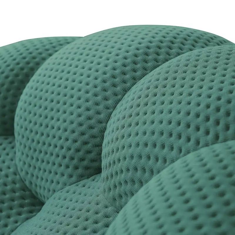 Divano a bolle in tessuto a nido d'ape 3D con rivestimento, 2 PEZZI: divano a 3 posti a bolle e divano singolo per il soggiorno