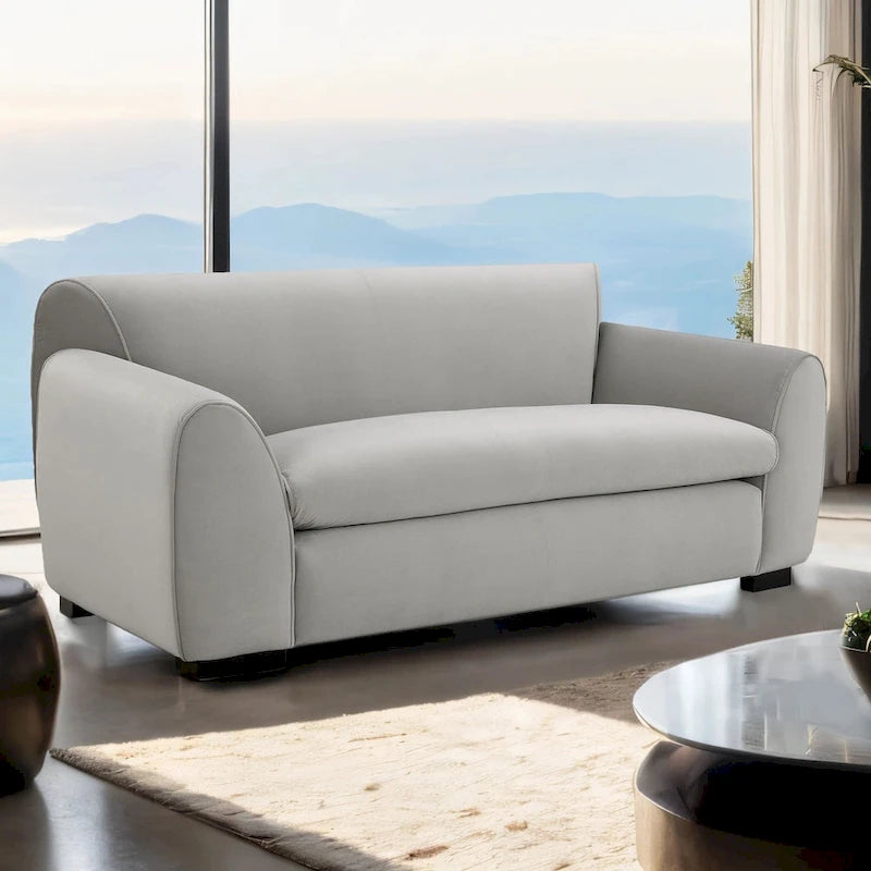 Furniture of America Corwin moderne loveseat in bankstijl met OEKO-TEX-gecertificeerde stof