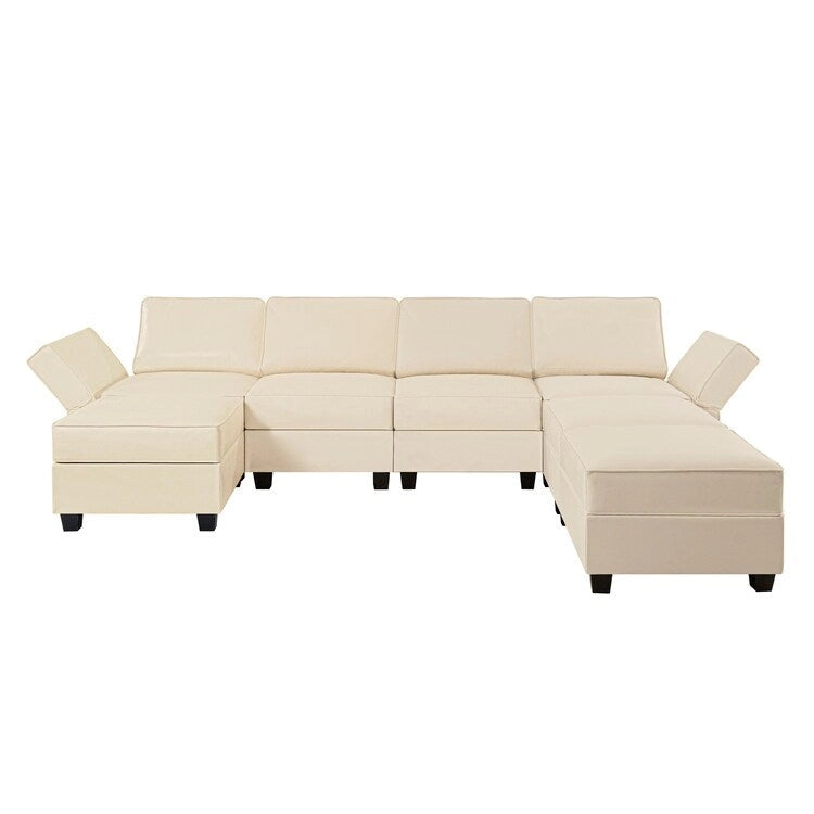 Modulaire ombouwbare hoekbank, slaapbank en loveseat