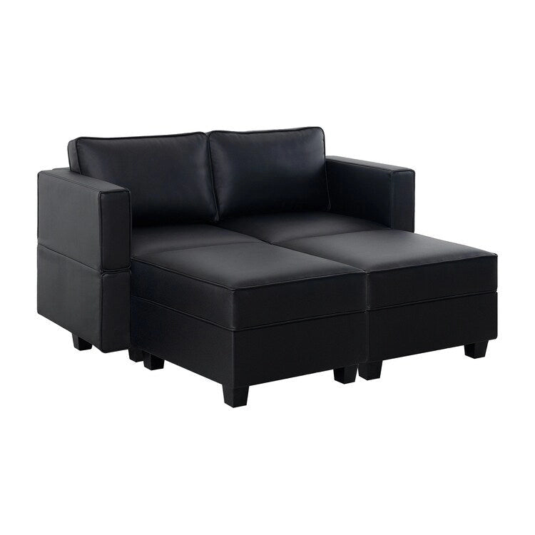 Modulaire ombouwbare hoekbank, slaapbank en loveseat