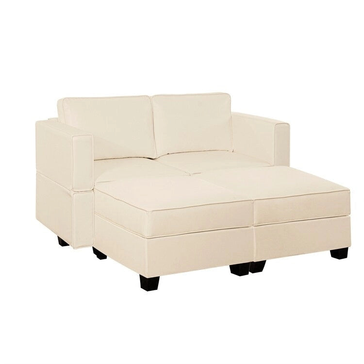 Modulaire ombouwbare hoekbank, slaapbank en loveseat