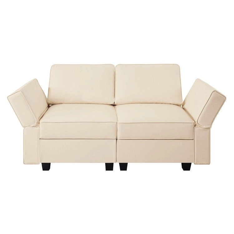 Modulaire ombouwbare hoekbank, slaapbank en loveseat