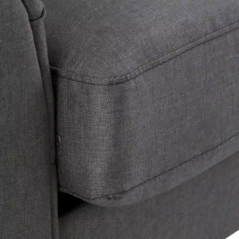 Modernes Loveseat „Uptown“ mit gepolsterter Rückenlehne von iNSPIRE Q Classic