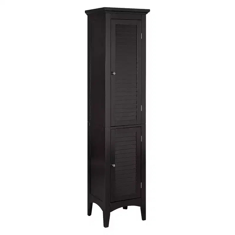 Two Door Shuttered Linen Cabinet -