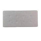 Tufted Top Storage Ottoman - Gray - ™ Upholstered Rectangular Furniture with Lid
