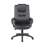 Executive High Back Chair Black -: Ergonomic, Swivel, Adjustable Height, Metal Frame