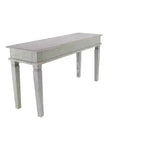 Mesa consola de estilo campestre de caoba, gris