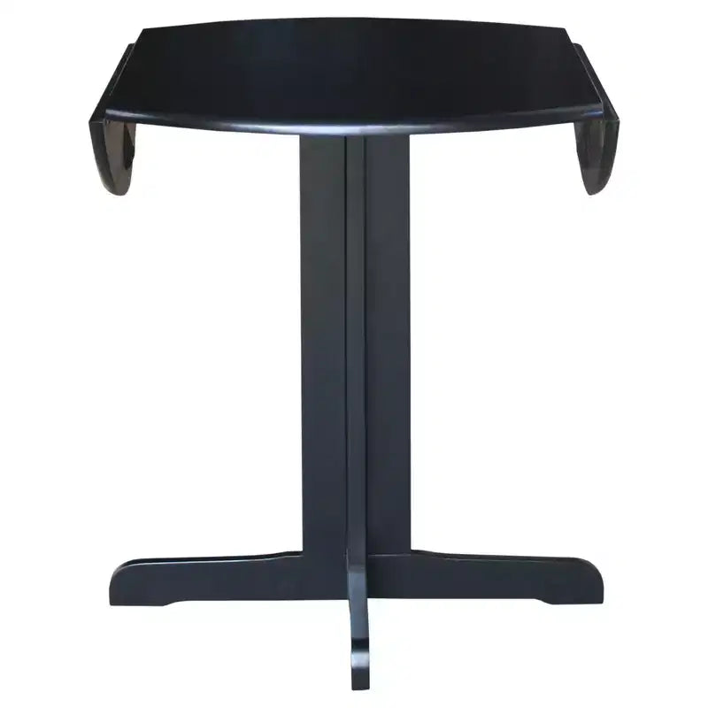 Mesa ovalada de 36 con doble ala abatible -