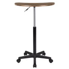 Sit to Stand Mobile Laptop Computer Desk - Portable Rolling Standing Desk