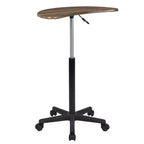 Sit to Stand Mobile Laptop Computer Desk - Portable Rolling Standing Desk