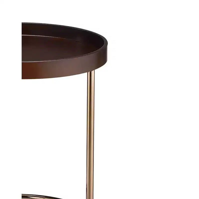 21.75 Mid-Century Lipped Edge Accent Table -