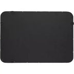 Rounded Edge Rectangular Vanity Wall Mirror Modern Beveled Black Iron Frame 24 Wide for Bathroom Bedroom Living Room Home Entryway