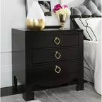 3 Drawer Nightstand - -