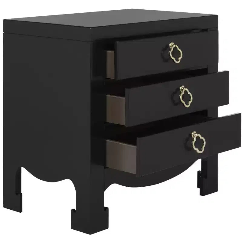 3 Drawer Nightstand - -