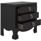 3 Drawer Nightstand - -