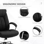 High Back Home Office Chair, Computer Desk Chair with Lumbar Back Support and Adjustable Height