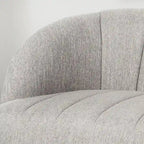 Causeuse moderne Lupine en tissu avec pieds en épingle à cheveux, par Christopher Knight Home