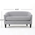 Christopher Knight Home Justine szövet kétszemélyes kanapé