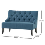 Nicole poliészterkeverék szövetből készült ülőke a Christopher Knight Home-tól – 29.25L x 43.75W x 30.50H