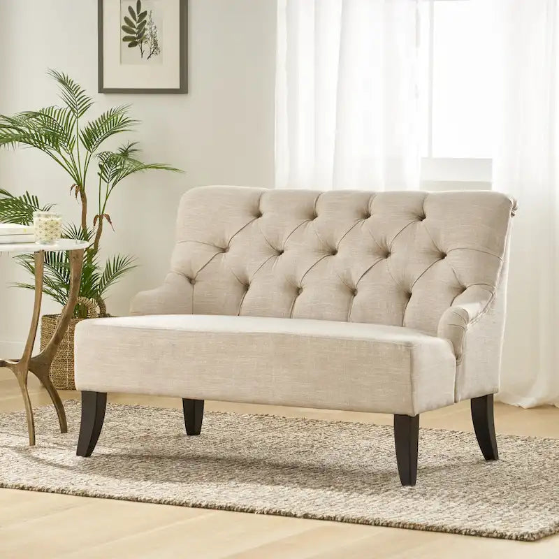Nicole poliészterkeverék szövetből készült ülőke a Christopher Knight Home-tól – 29.25L x 43.75W x 30.50H