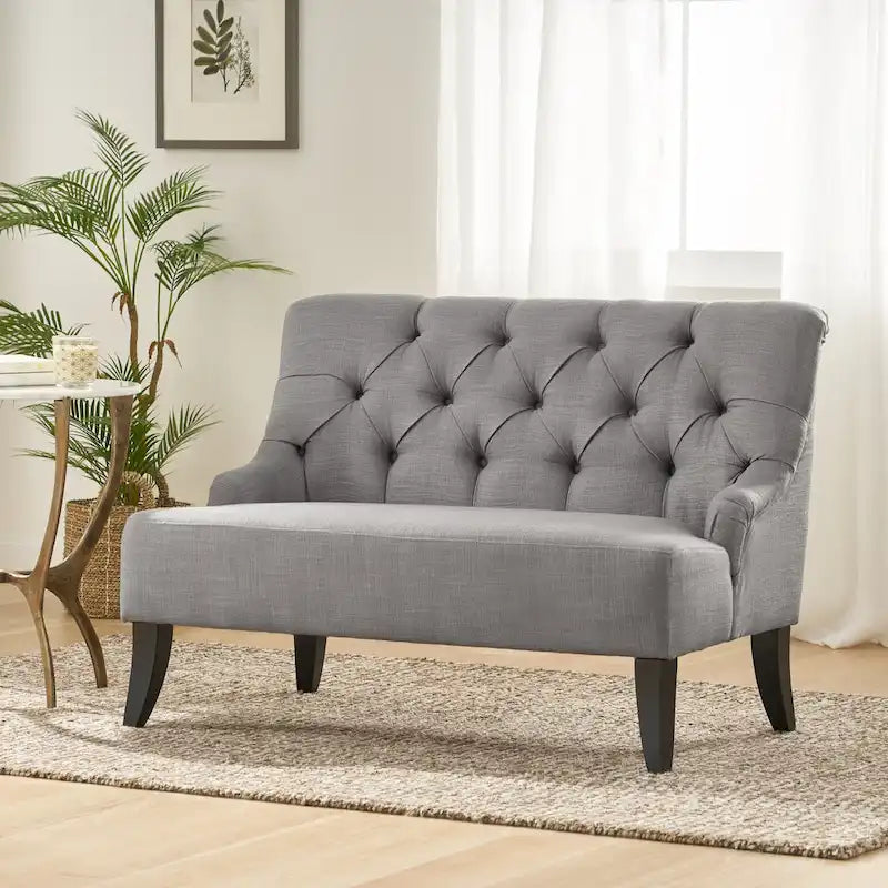 Nicole poliészterkeverék szövetből készült ülőke a Christopher Knight Home-tól – 29.25L x 43.75W x 30.50H