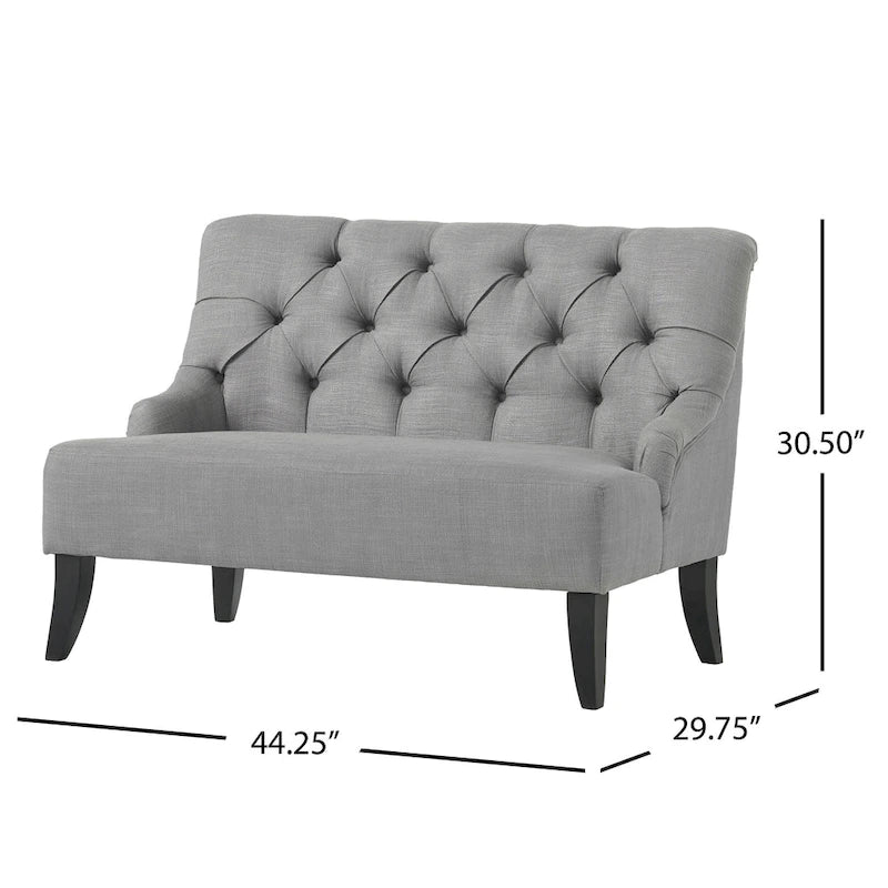 Nicole poliészterkeverék szövetből készült ülőke a Christopher Knight Home-tól – 29.25L x 43.75W x 30.50H