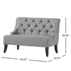 Nicole poliészterkeverék szövetből készült ülőke a Christopher Knight Home-tól – 29.25L x 43.75W x 30.50H