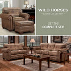 Wild Horses Lodge 4-osainen istuinryhmä, vuodesohva