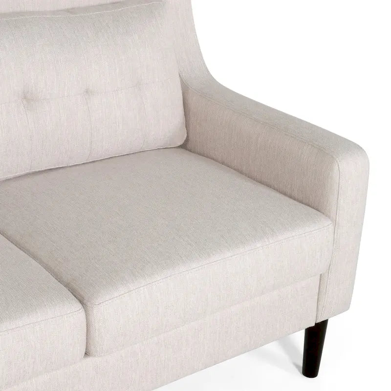 Divanetto Galene in tessuto contemporaneo di Christopher Knight Home - 58.00 W x 33.50 L x 34.50 H