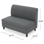 Tovah Fabric Storage Loveseat by Christopher Knight Home