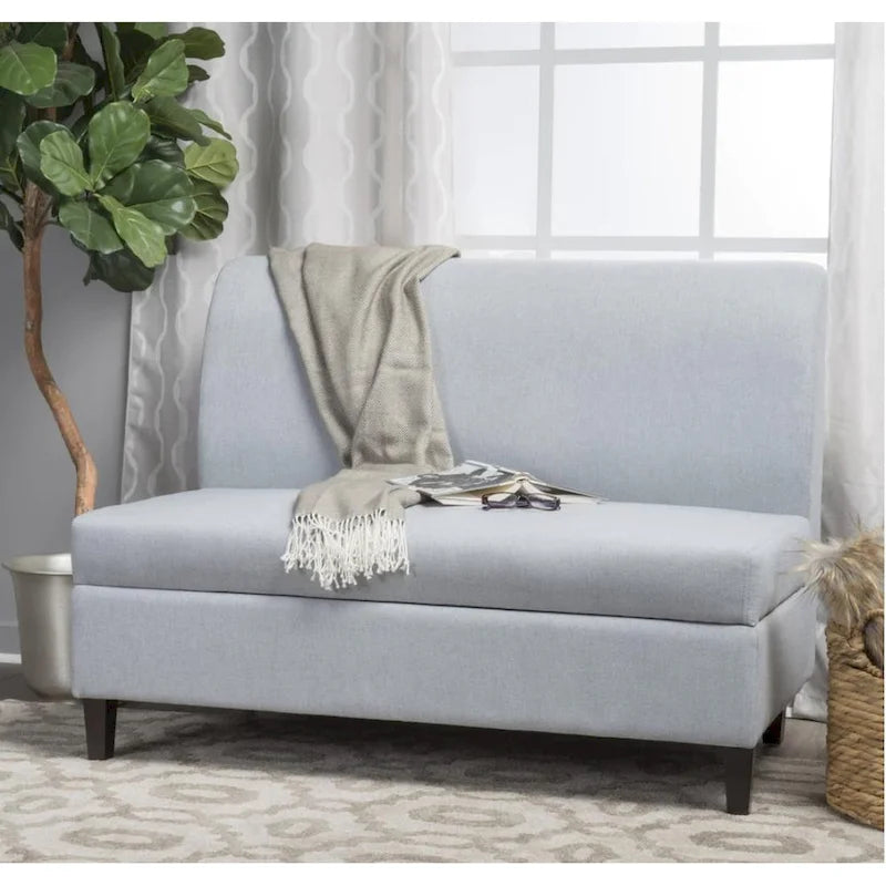 Tovah Fabric Storage Loveseat by Christopher Knight Home