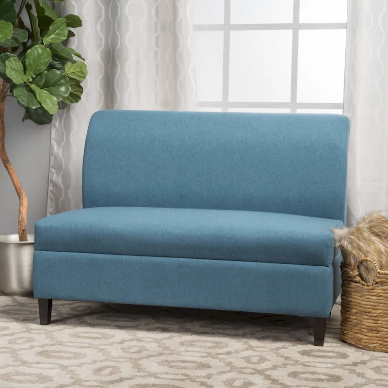 Tovah Fabric Storage Loveseat by Christopher Knight Home