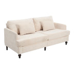 Nowoczesna sofa dwuosobowa z tkaniny szenilowej – 62.68 x 68.90 x 31.89