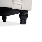 Emery Chesterfield Loveseat, Luxurious Comfort for Cozy Living Rooms, Mid-Century Modern couch, Elegance & Serenity
