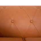 Emery Chesterfield Loveseat, Luxurious Comfort for Cozy Living Rooms, Mid-Century Modern couch, Elegance & Serenity