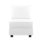 Modern DIY Convertible Modular Sectional Ultimate Sofa Collection - Optional Ottoman Middle and Armrest Modules